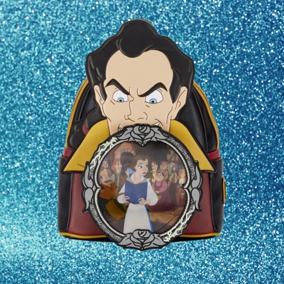 Loungefly Disney Villains Scenes Gaston Mini Backpack